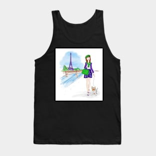 Walking in Paris Tank Top